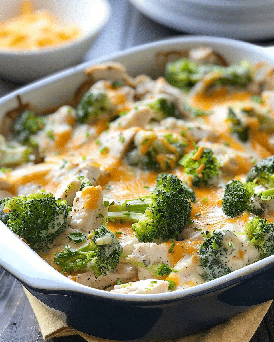 Cheesy Chicken Broccoli Casserole