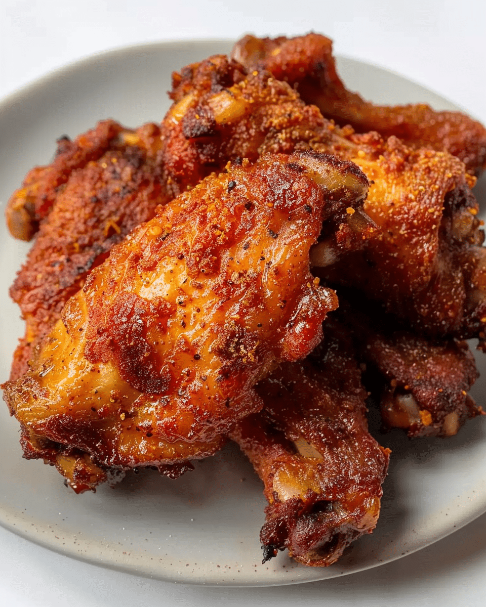 Crispy Dry Rub Chicken Wings