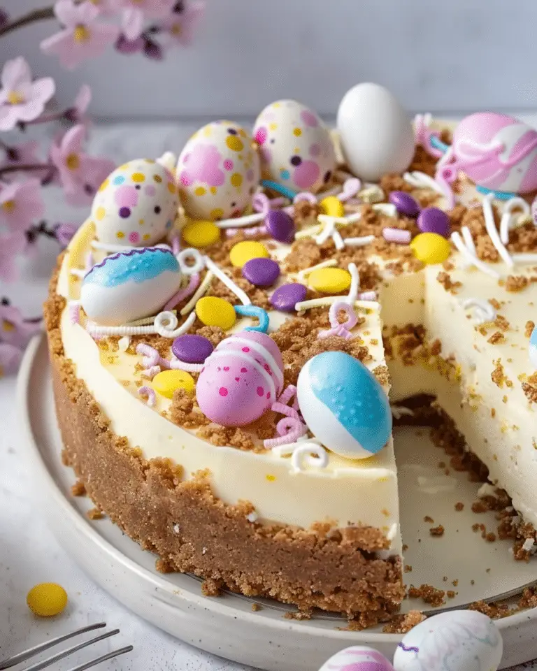 Easter Egg Cheesecake