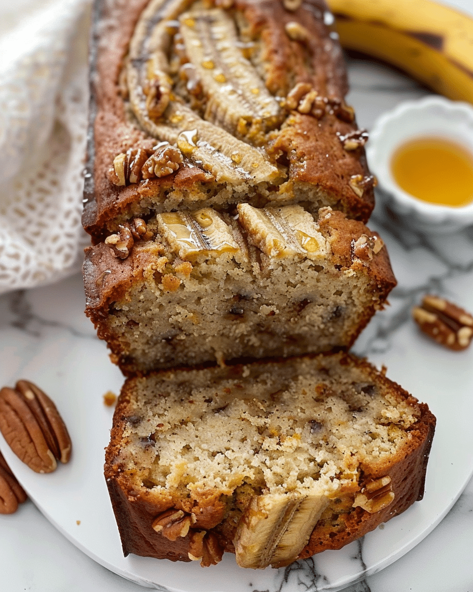 Honey Vanilla Banana Bread