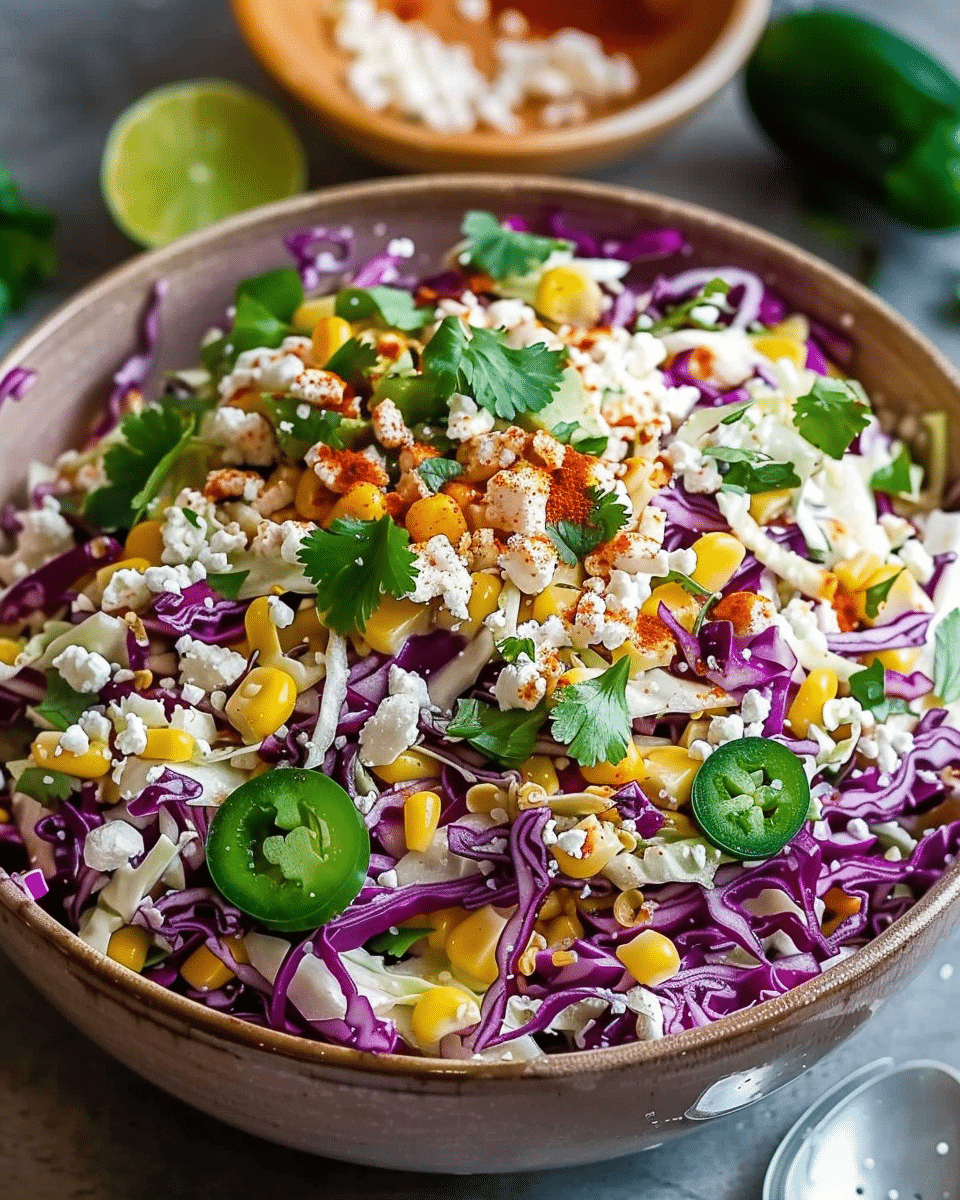 Mexican Street Corn Coleslaw