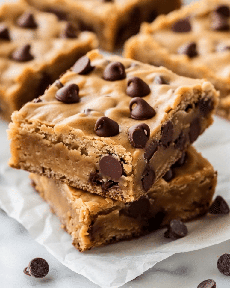 Peanut Butter Chocolate Chip Cookie Bars