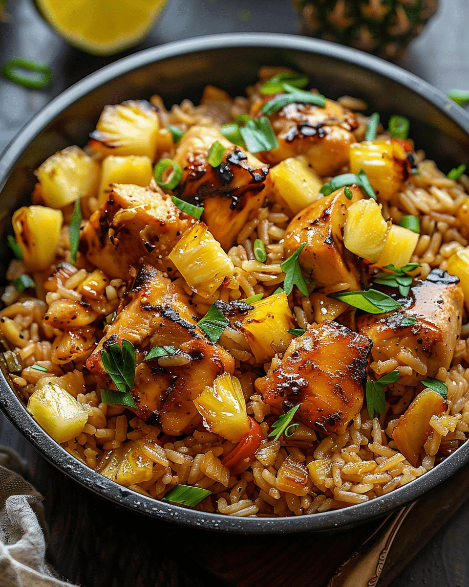 Pineapple Chicken and Rice