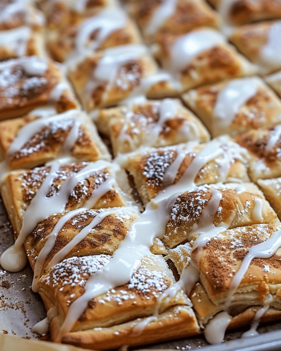 Cinnamon Sugar Pizza with Crescent Rolls