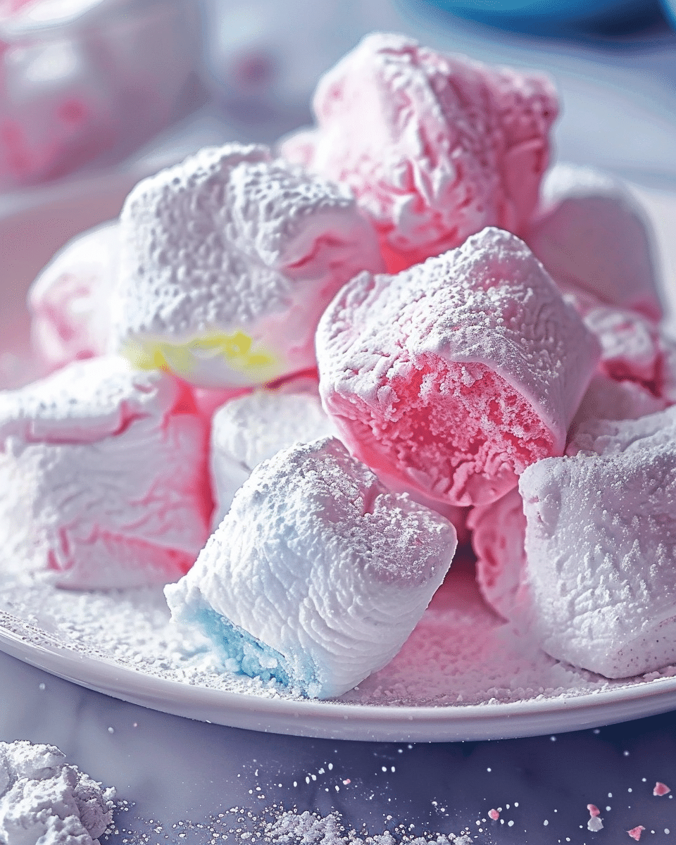 Cotton Candy Marshmallows