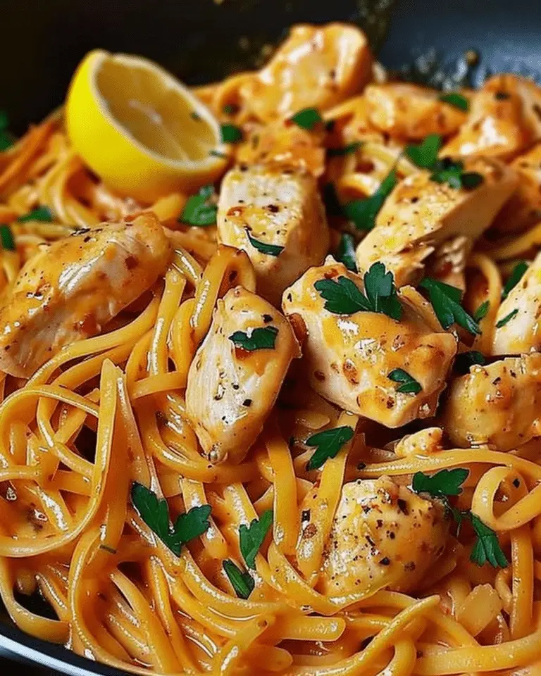 Creamy Cowboy Butter Chicken Linguine