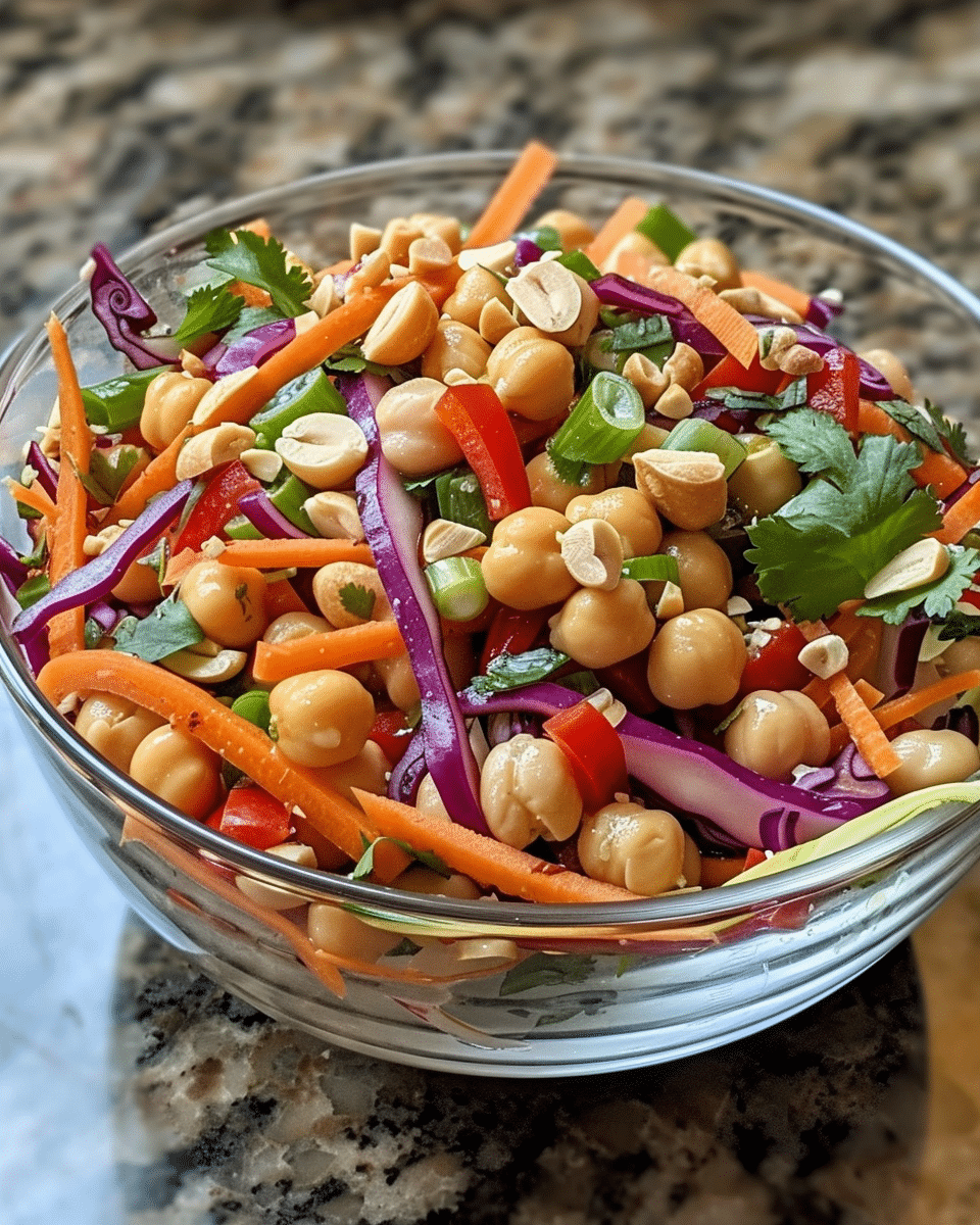 Crunchy Thai Chickpea Salad