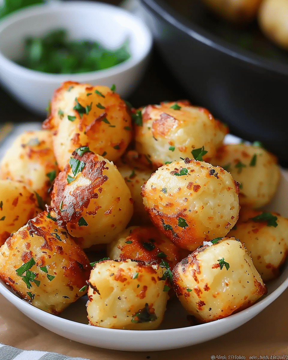 Delicious Garlic Potato Pops