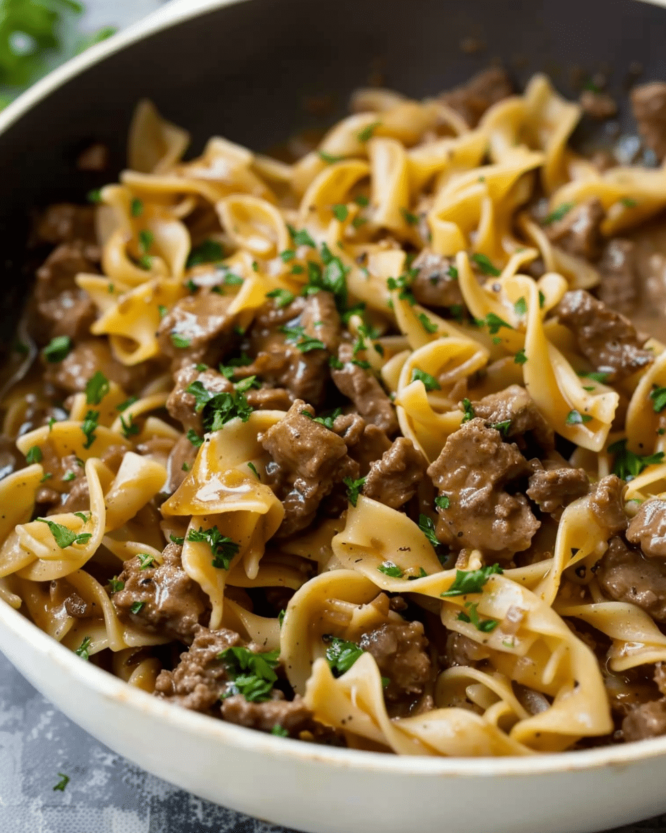 Easy Beef and Noodles