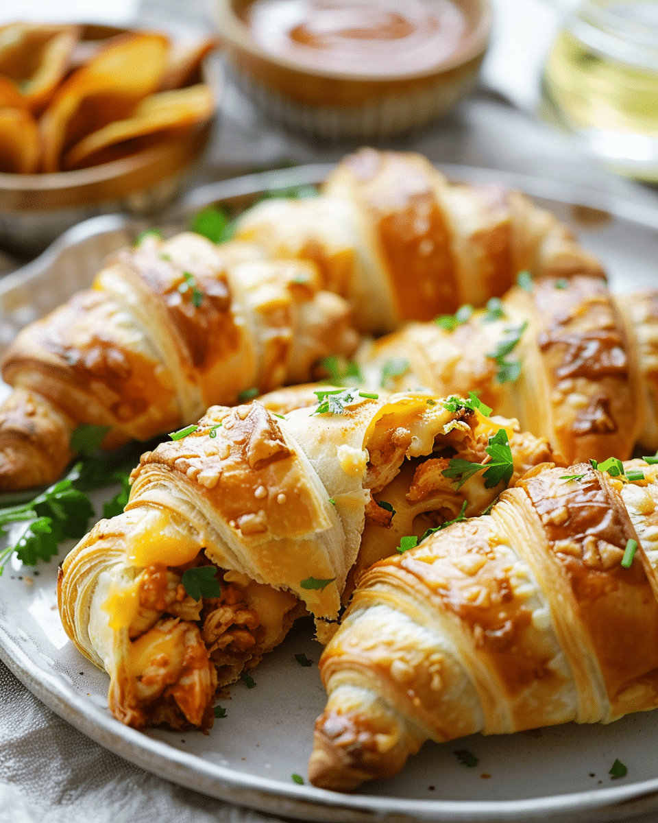 Easy Cheesy Chicken-Filled Crescents