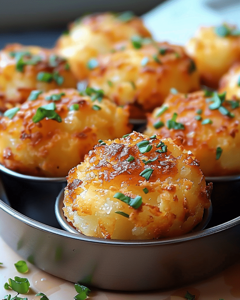 Golden Crispy Cheesy Potato Bites