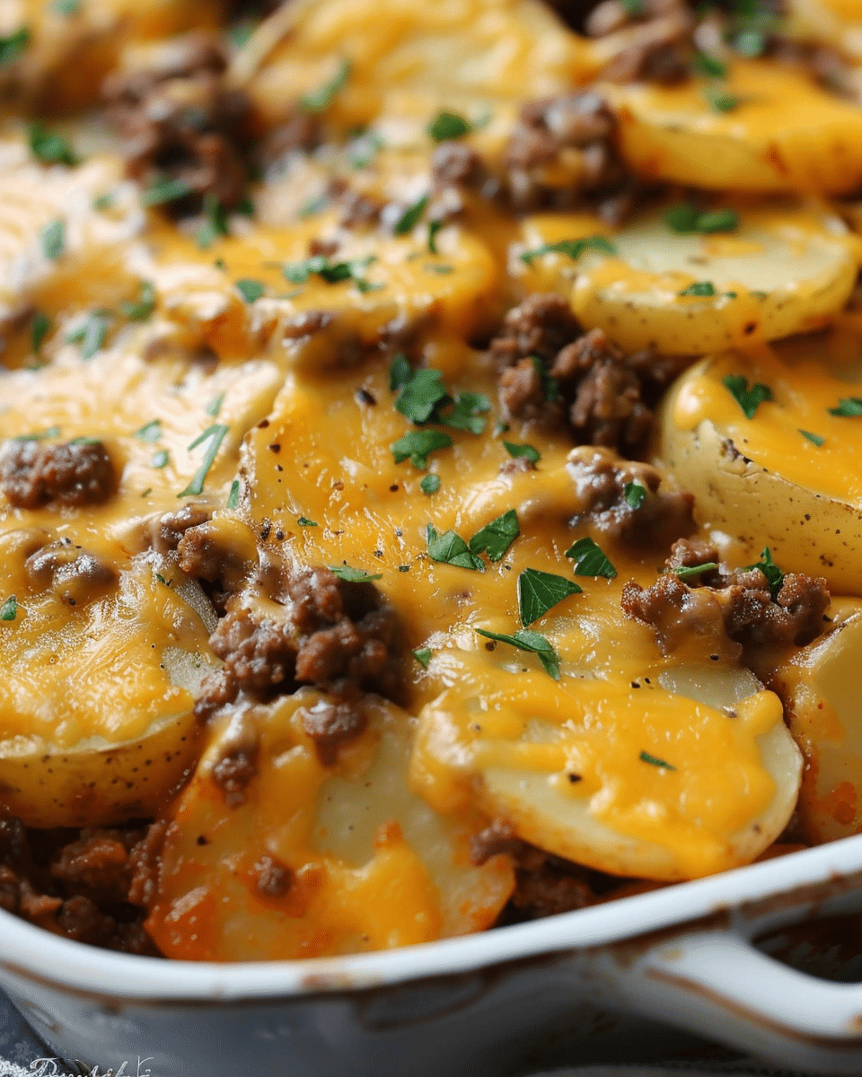 Hamburger Potato Casserole