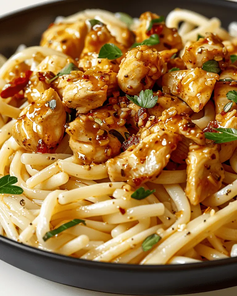 Honey Pepper Chicken Pasta