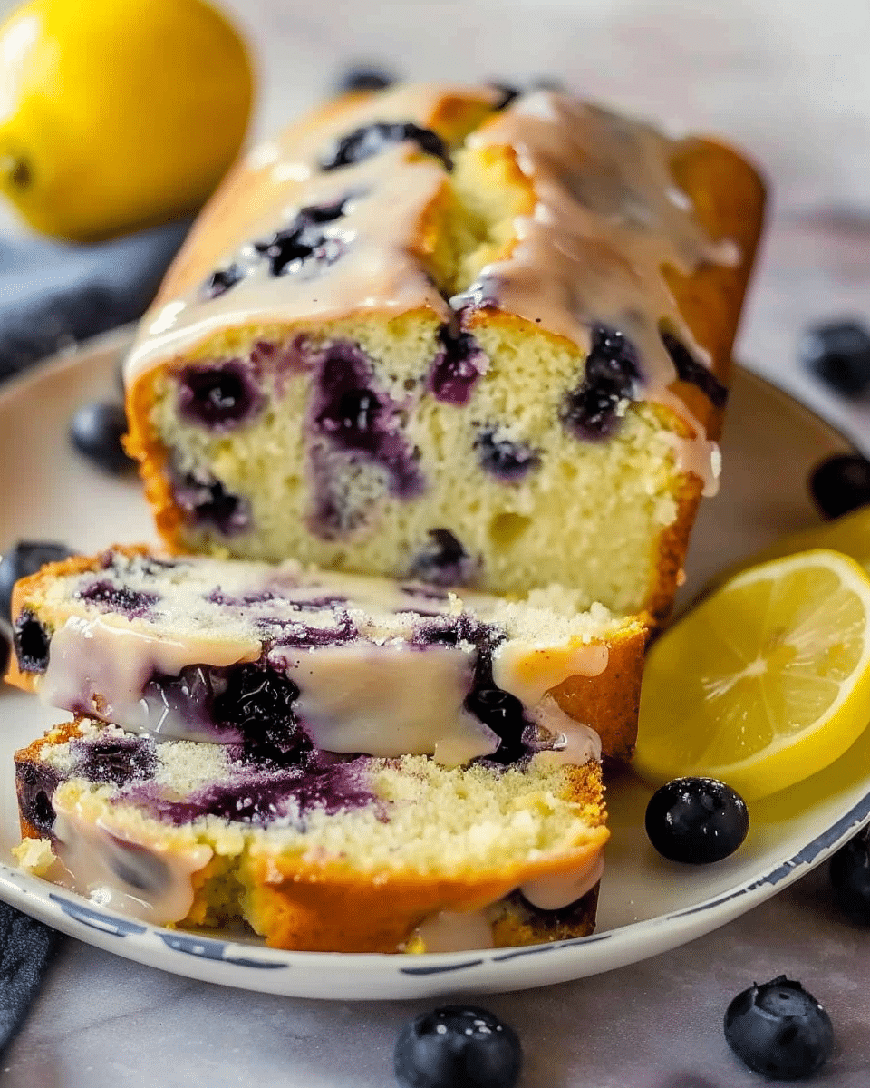 Lemon Blueberry Yogurt Loaf