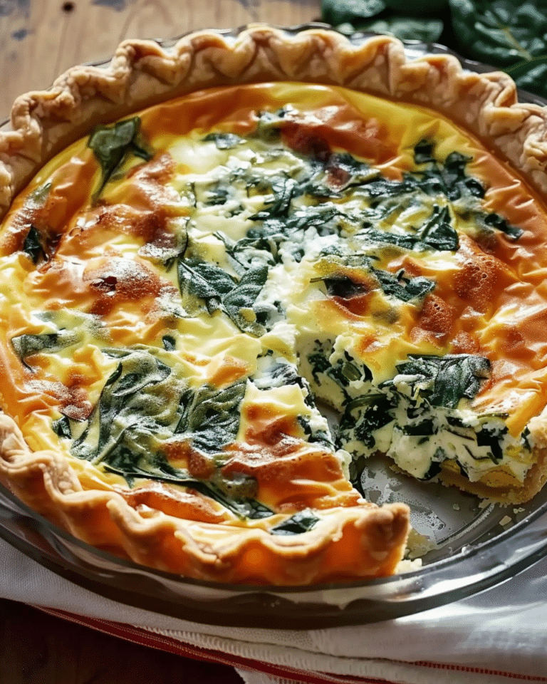 Ricotta Spinach Quiche