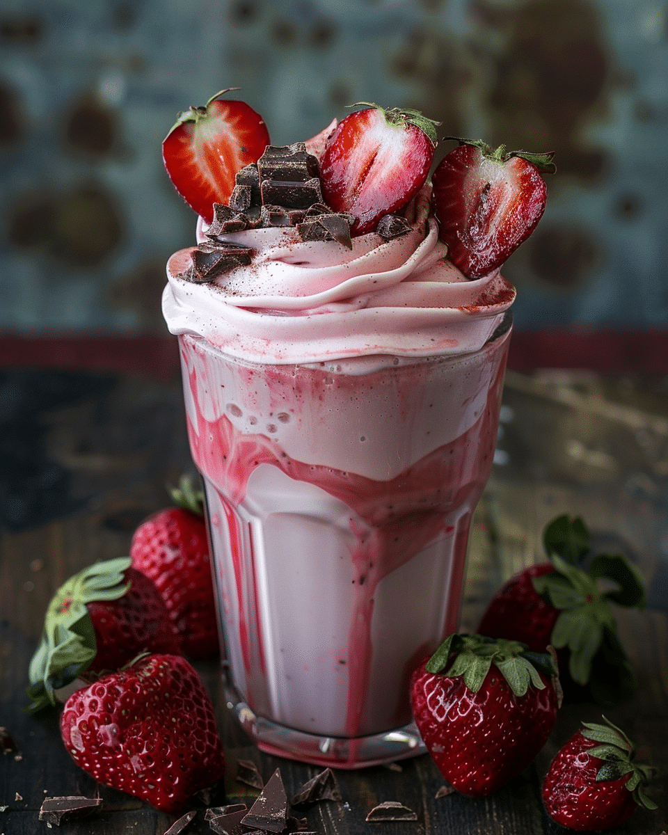 Strawberry Hot Chocolate