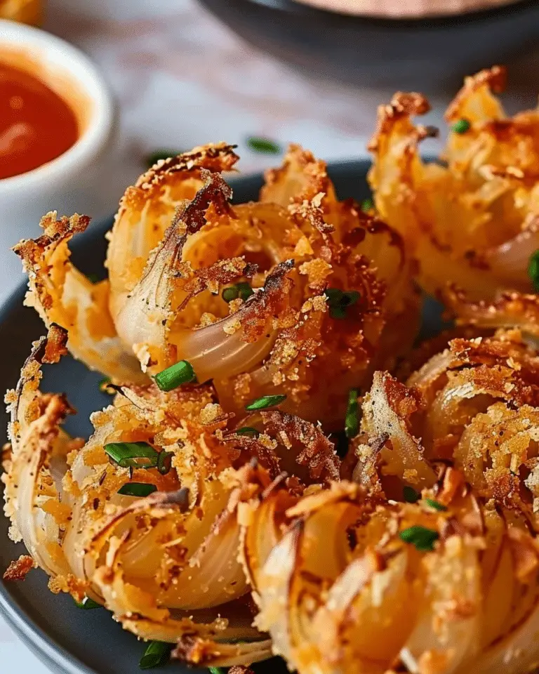 Mini Air Fryer Blooming Onions