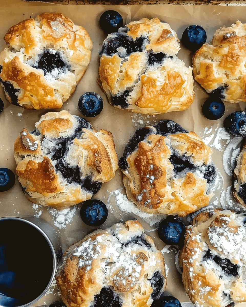 Sweet Blueberry Biscuits