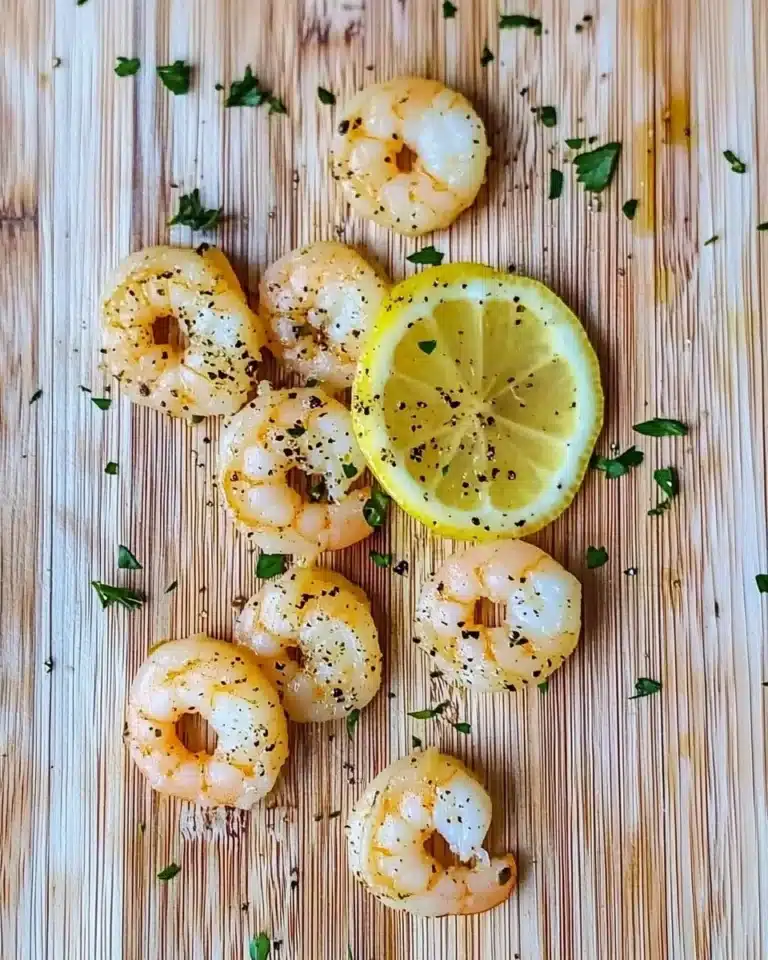 Air Fryer Lemon Pepper Shrimp Recipe