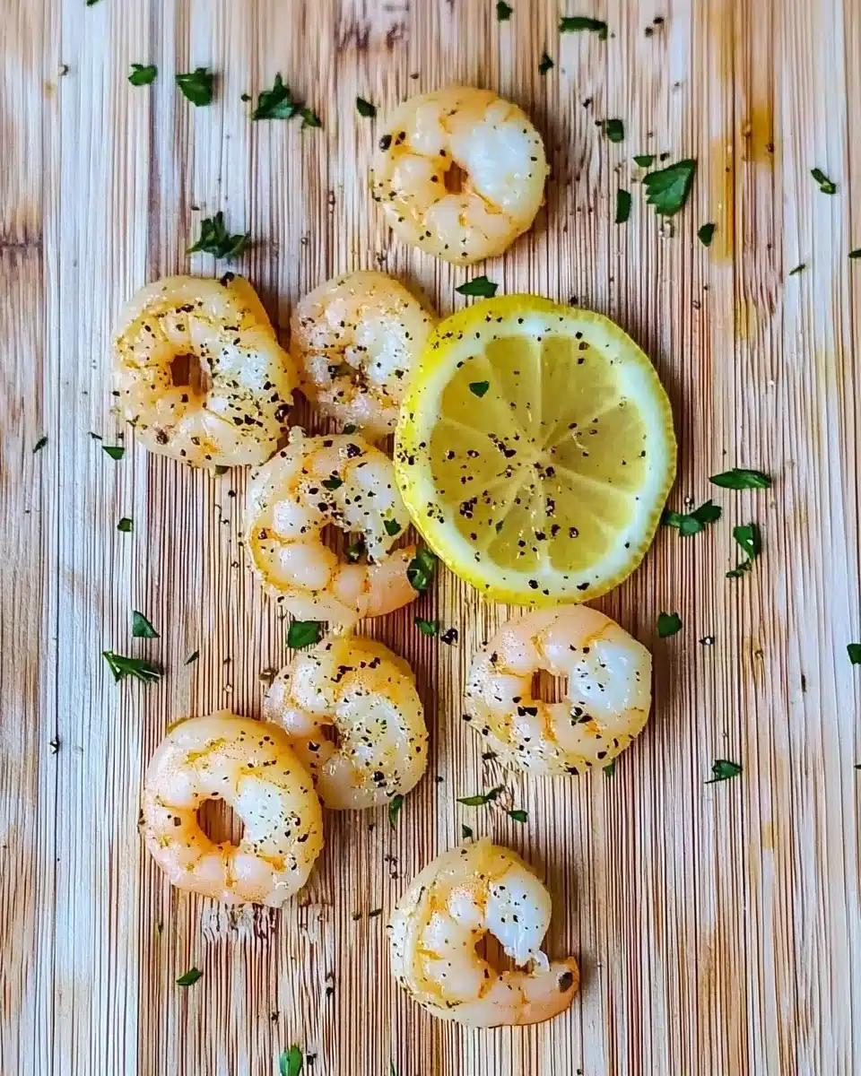 Air Fryer Lemon Pepper Shrimp Recipe