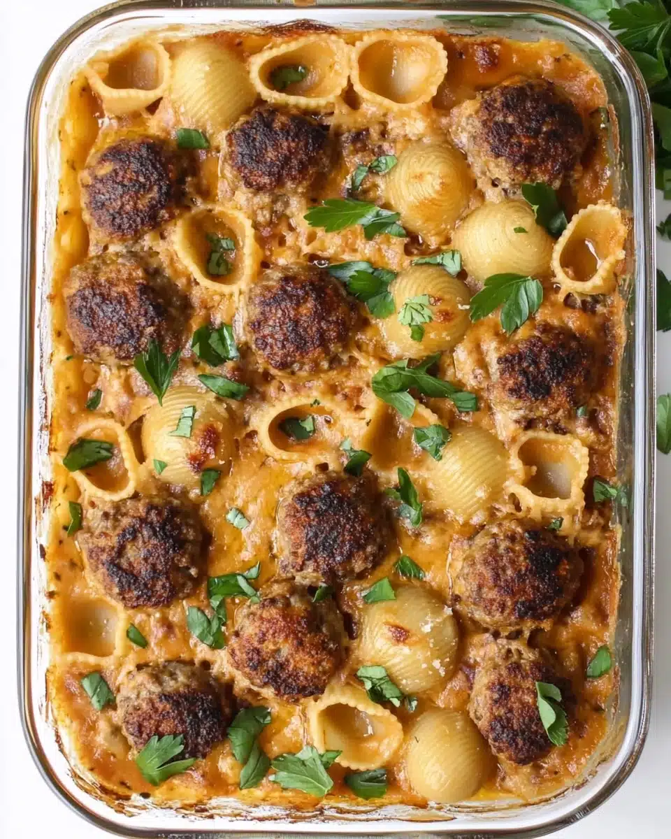 Swedish Meatball Pasta Bake Recipe
