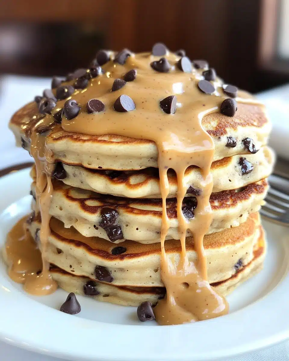Peanut Butter Chocolate Chip Pancakes Recipe